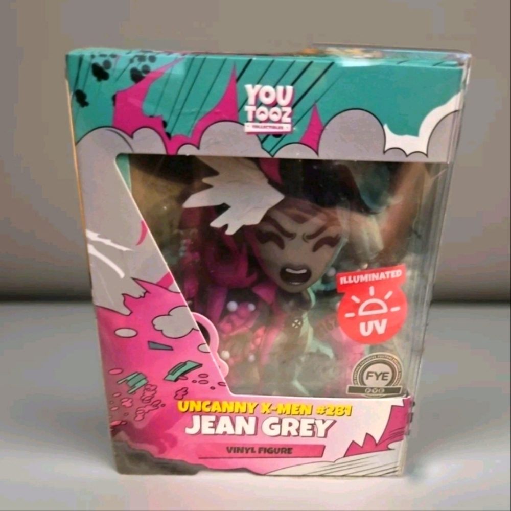 Youtooz Uncanny X-Men #281 Jean Grey, UV Illuminated, FYE Exclusive, New!